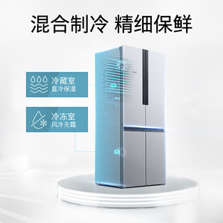 西门子 KM47EA16TI+WG52A108AW 冰洗套装 478L十字门冰箱+10kg洗衣机