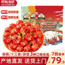 盱眙龙虾 三种口味任选  250g