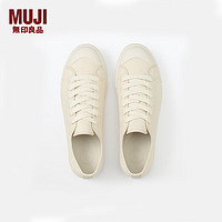 MUJI 無印良品 男女款低帮帆布鞋 EDC01A3A 原色 46