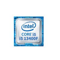 PLUS会员：intel 英特尔 酷睿 i5-13400F CPU处理器 10核心16线程 4.6GHz 散片