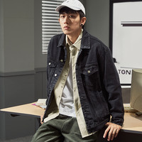 唐狮 TONLION秋季牛仔外套男韩版宽松牛仔夹克男in潮春秋牛仔衣