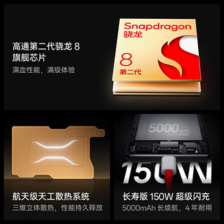 OPPO 一加 Ace 2 Pro 12GB+256GB 钛空灰 高通第二代骁龙 8 芯片 5G游戏性能手机【手机壳套装】