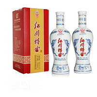 红川 青瓷 52%vol 浓香型白酒 500ml 两瓶