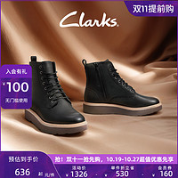 Clarks 其乐 仙踪系列 Trace Pine 女士8孔马丁靴 261437284