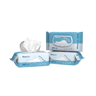 88VIP：Kleenex 舒洁 湿厕纸80P*3包