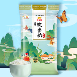 金龙鱼 苏北大米 软香稻大米 5kg*4箱