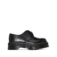 Dr.Martens 1461 Quad 女士黑色厚底三孔马丁鞋乐福鞋