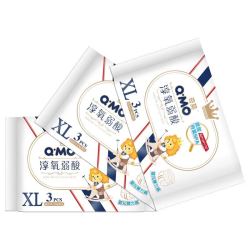 Q·MO 奇莫 Q.MO）轻薄柔软婴儿尿不湿 淳氧弱酸弹力裤XL3*4共12片