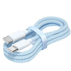 帕洛达 快充 TYPE-C充电线  蓝色 Type-C Type-C TPE 60W 3A