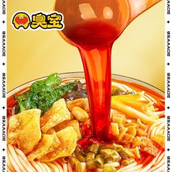 臭宝 爆爆浓汤乐享版乐爽版柳州螺蛳粉米粉美食组合2袋H20
