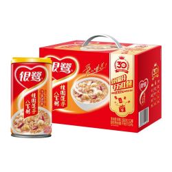 银鹭 桂圆莲子八宝粥360g*12罐整箱罐装速食即食送礼礼品礼物佳品