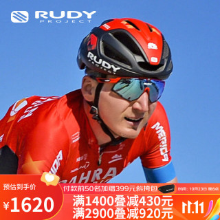 Rudy Project 璐迪 自行车头盔男骑行头盔女山地公路车穿戴装备骑车半盔骑车破风盔 巴林车队限量版 M