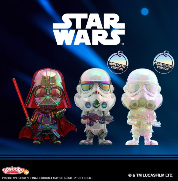 Hot Toys 狂热玩具 《星球大战》炫彩系列 达斯维达、暴风兵 COSBABY 迷你珍藏人偶  单款