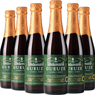 Lindemans 林德曼 混酿啤酒 250ml 6瓶 临期(24年3月)