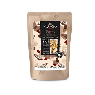 Valrhona 法芙娜 耐烤黑巧克力粒52% 250g