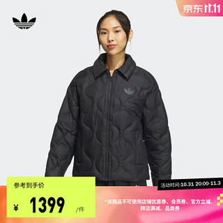 adidas 阿迪达斯 三叶草女装冬600蓬运动保暖鸭绒羽绒服IK2799 黑色 A/M