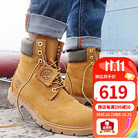 Timberland添柏岚男鞋休闲靴秋冬户外踢不烂耐磨皮革高帮靴大黄靴18094 18094W/偏大半码 44/10