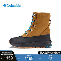 哥伦比亚 户外女子防水银点保暖雪地靴BL7579 286棕色/黑色 37(23cm)