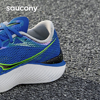 索康尼（SAUCONY）男鞋 啡鹏3专业竞速跑鞋轻便透气耐磨缓震跑步鞋 啡鹏3/兰绿 44.5码