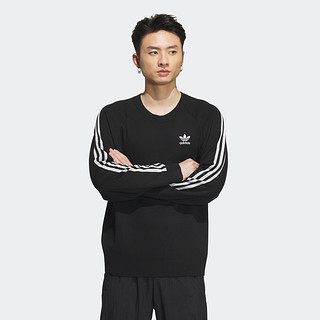 adidas阿迪达斯三叶草男女冬季运动针织套头衫IX7817 黑色 A/2XS