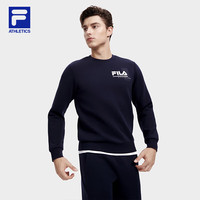 FILA 斐乐男子卫衣基础简约运动针织套头衫