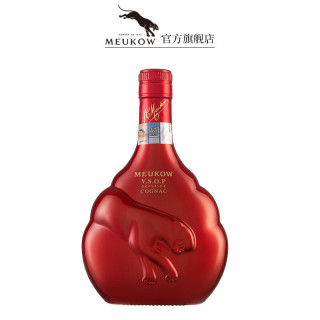 墨高（Meukow）VSOP干邑白兰地洋酒 臻选红 350ml 迷你小酒版 法国原瓶 VSOP350ml