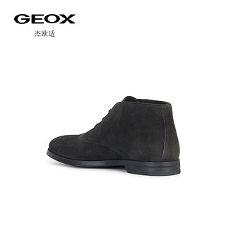 GEOX 杰欧适 男鞋20时尚休闲舒适纯色时装靴U36FXE 深咖啡色C6024 40