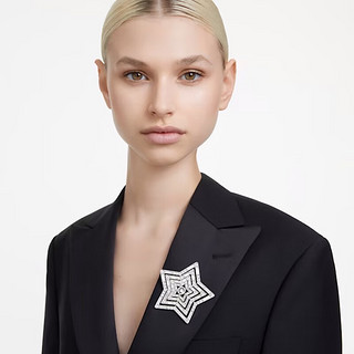 施华洛世奇（SWAROVSKI）品牌直售 施华洛世奇 Barret 胸针 白色 星星 5666149