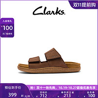 Clarks 其乐 男士外穿拖鞋夏季两段式凉鞋舒适休闲男沙滩鞋