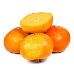 京东生鲜 新鲜脆柿当季脆甜生吃硬柿子 5斤（单果80-120g）