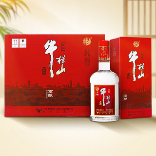 牛栏山 百年系列  红铁盒 京酿 浓香型白酒  38度  500ml*6瓶
