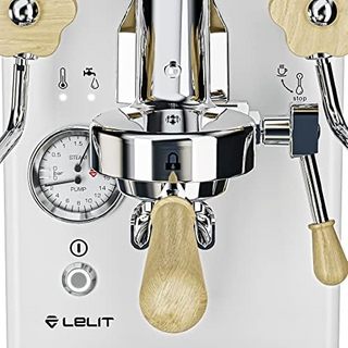 Lelit MaraX PL62X-EUCW,白色咖啡机,带 L58E 冲泡组和 HX 双探针系统