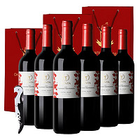 TENPA 天帕 TENTA）智利中央山谷原瓶进口 赤霞珠干红葡萄酒红酒品种级红酒750ml*6瓶 花标赤霞珠13.5度