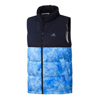 adidas 阿迪达斯 运动服男休闲舒适背心保暖羽绒马甲GE9983