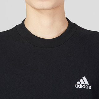 阿迪达斯 （adidas） 旗店男装 运动服户外休闲舒适跑步圆领卫衣套头衫 IC9329/棉质亲肤/新到货 M(175/96A)