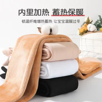 儿童舞蹈袜春秋薄款女童打底裤白色练功冬季加绒加厚连裤袜子连体