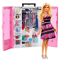 BARBIE 芭比泳装 芭比（Barbie）女孩礼物芭比娃娃时尚玩具过家家玩具-芭比娃娃之时尚衣橱GBK12