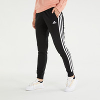 阿迪达斯 adidas秋季时尚百搭女子针织长裤小脚裤运动透气休闲修身裤子女装