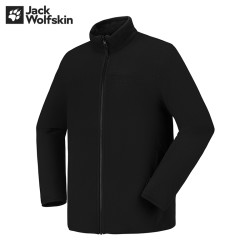 Jack Wolfskin 狼爪 jackwolfskin黑色 polartec抓绒外保暖抓绒衣5029051