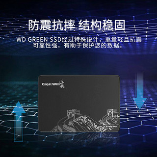 Great Wall 长城 128GB SSD固态硬盘 SATA3.0接口 高速低功耗 S300系列 最高可达500MB/s