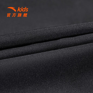 ANTA安踏儿童轻薄羽绒服通用童装冬季保暖舒适国潮管道羽绒服 梦幻黑-1 140cm
