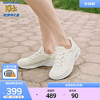 斯凯奇（Skechers）BOB'S SPORT 系列女士绑带休闲运动鞋117501 乳白色/OFWT 38.5