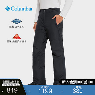 Columbia哥伦比亚户外男子银点保暖防水滑雪裤WE0946 010 XL(185/82A)