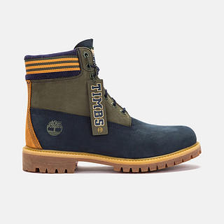 添柏岚（Timberland）男鞋秋冬高帮靴户外休闲A5ZZF 海军蓝 40