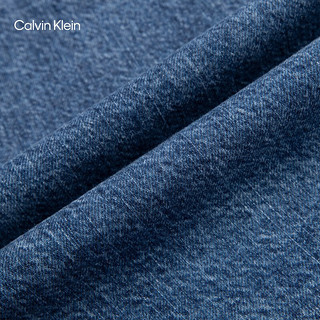 Calvin Klein Jeans【JENNIE同款】女士贴袋纯棉修身牛仔衬衫J223851 1A4-牛仔浅蓝 XS