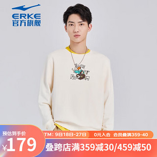 ERKE 鸿星尔克 男款运动卫衣 51222302102