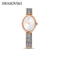 施华洛世奇（SWAROVSKI）品牌直售 施华洛世奇 Crystal Rock Oval 手表 镀玫瑰金色  5656851