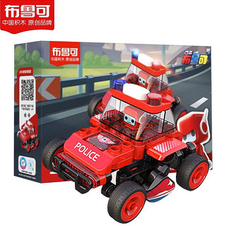 BLOKS 布鲁可积木 百变布鲁克小队 大颗粒积木-布布超变武装警车