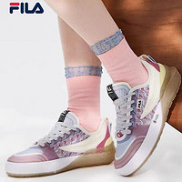 FILA 斐乐 夏季轻透休闲鞋张艺兴同款撞色运动板鞋F12W/M223101