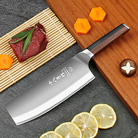 十八子作 菜刀家用厨房切片刀切鱼生切鱼片刀女士专用小切菜切肉刀